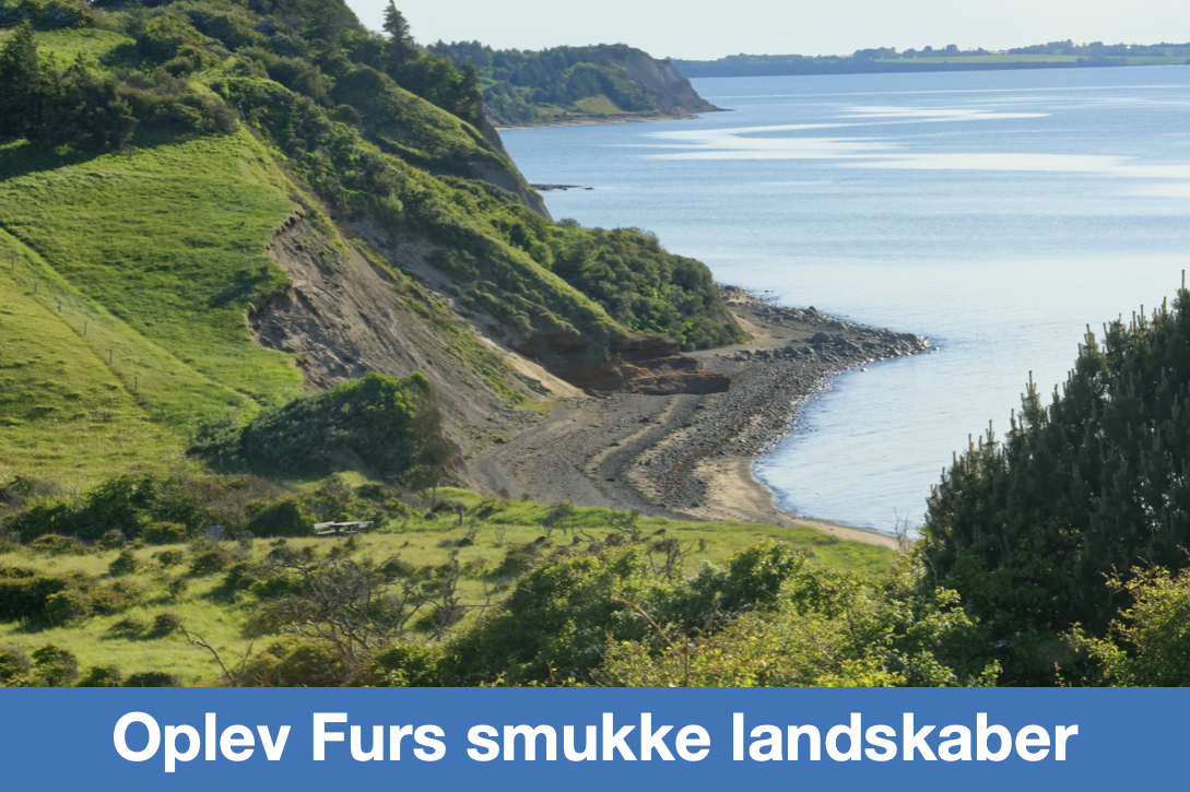 hold ferie og overnat på fur og oplev furs smukke landskaber